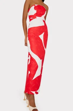 MILLY Maxi Dresses-Orion Grand Foliage Dress