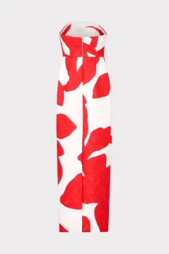 MILLY Maxi Dresses-Orion Grand Foliage Dress