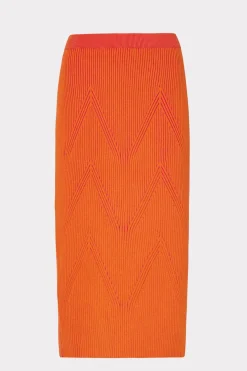 MILLY Matching Sets-Plaited Knit Midi Skirt