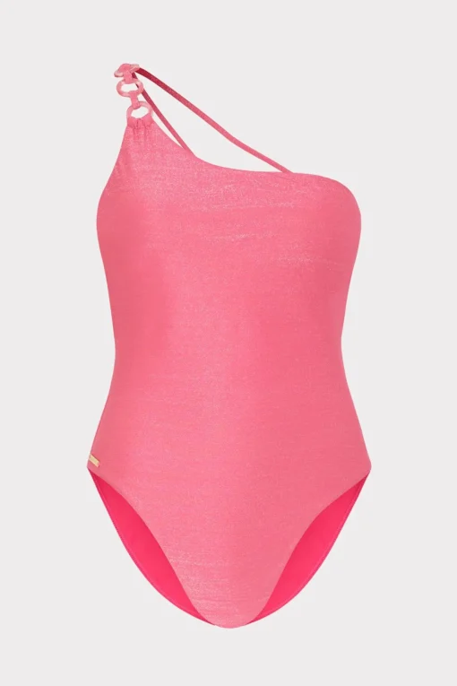 MILLY Jumpsuits & Rompers-Ring One Shoulder One Piece