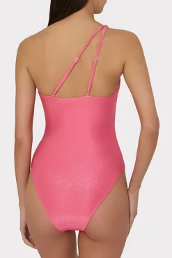 MILLY Jumpsuits & Rompers-Ring One Shoulder One Piece
