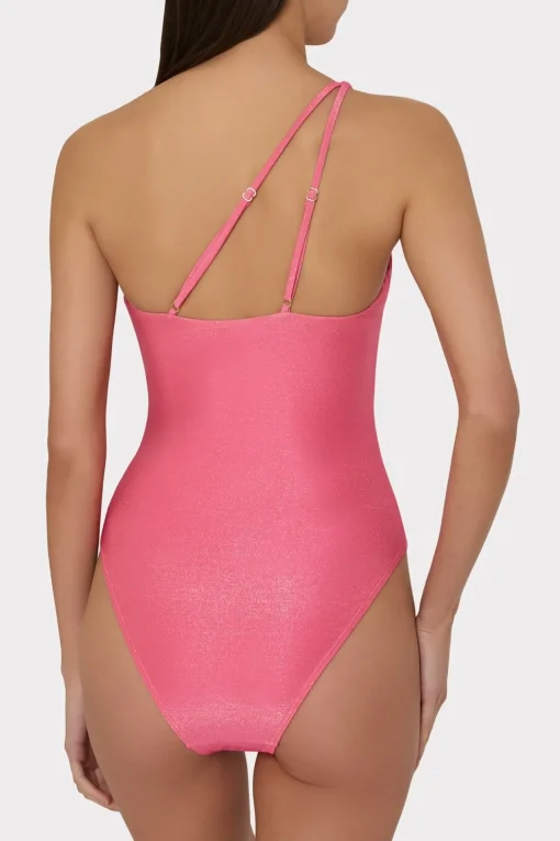 MILLY Jumpsuits & Rompers-Ring One Shoulder One Piece