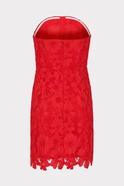 MILLY Mini Dresses-Roja Lace Mini Dress