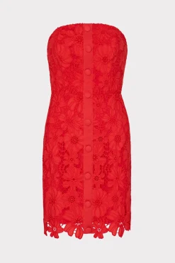 MILLY Cocktail Dresses-Roja Lace Mini Dress