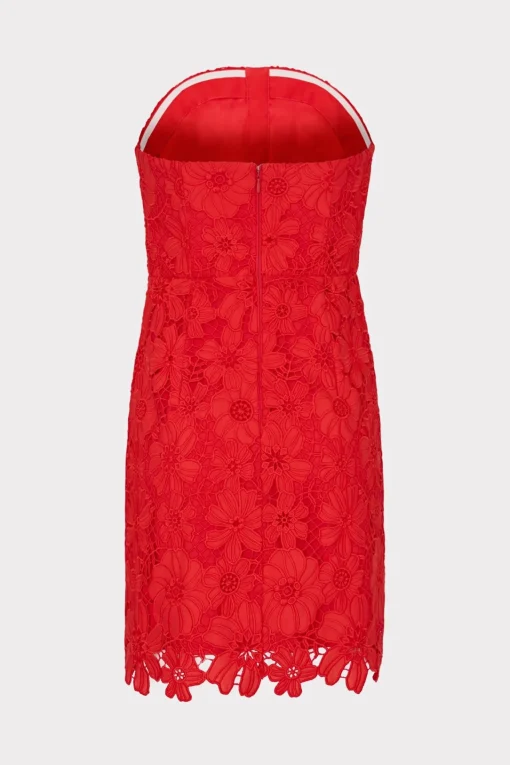 MILLY Cocktail Dresses-Roja Lace Mini Dress