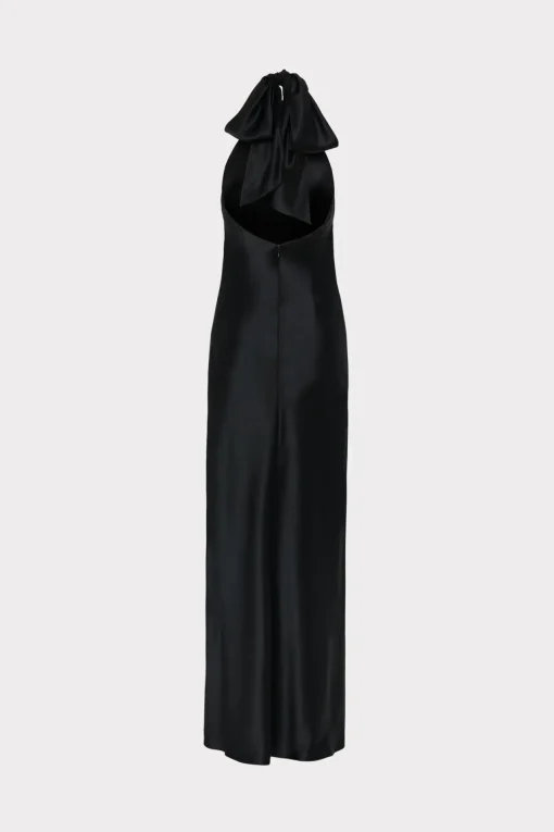 MILLY Jumpsuits & Rompers-Roux Hammered Satin Gown