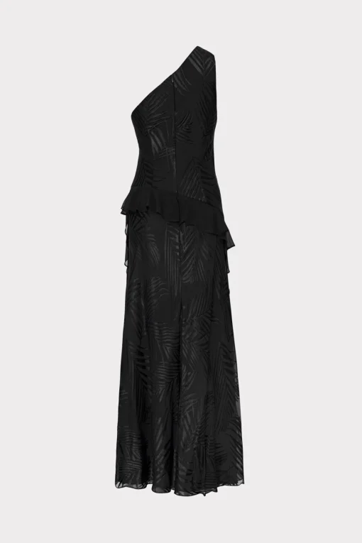 MILLY Evening Gowns-Ryanna Chiffon Devore Dress