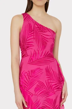 MILLY Jumpsuits & Rompers-Ryanna Chiffon Devore Dress