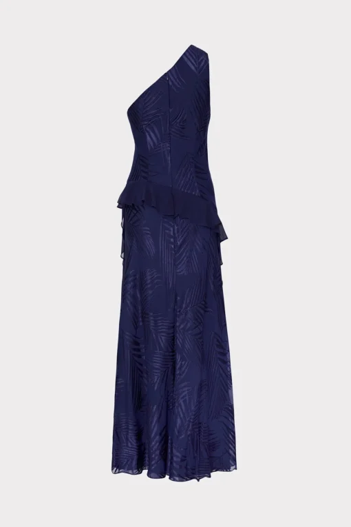 MILLY Jumpsuits & Rompers-Ryanna Chiffon Devore Dress