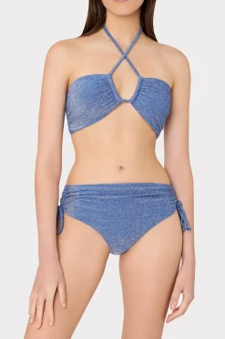 MILLY Bikinis-Shimmer Bikini Bottom