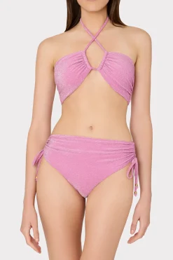 MILLY Jumpsuits & Rompers-Shimmer Bikini Bottom