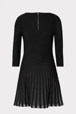 MILLY Sweaters & Knits-Tabitha Sheer Godet Mini Dress