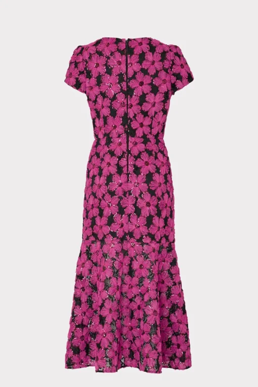 MILLY Jumpsuits & Rompers-Tahlia Tulle Embroidery Dress