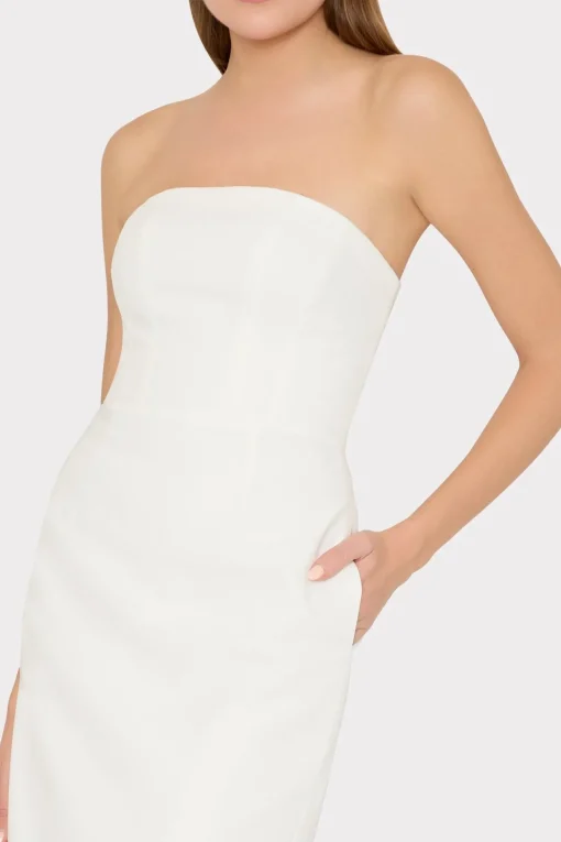 MILLY White Dresses-Traci Cady Dress
