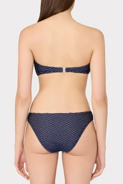 MILLY Jumpsuits & Rompers-Verone Texture Waves Bandeau Top