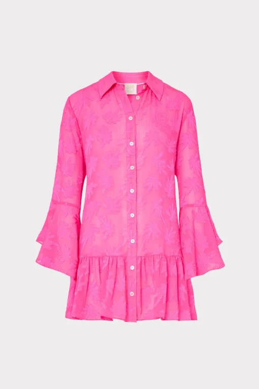 MILLY Cover-Ups-Vierra Burnout Coverup Dress