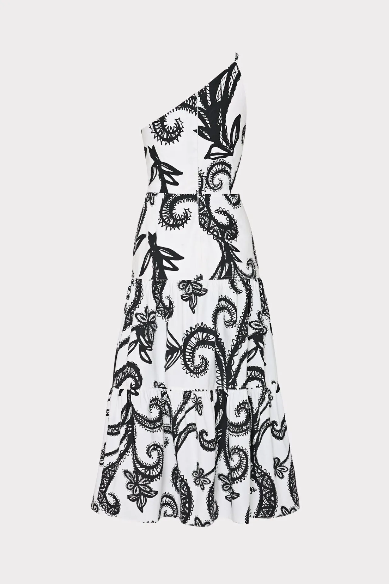 MILLY Little Black Dresses-Vintage Vine Poplin Dress