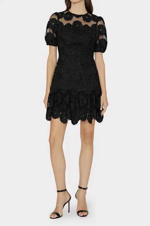 MILLY Jumpsuits & Rompers-Yasmin Daisy Lace Dress